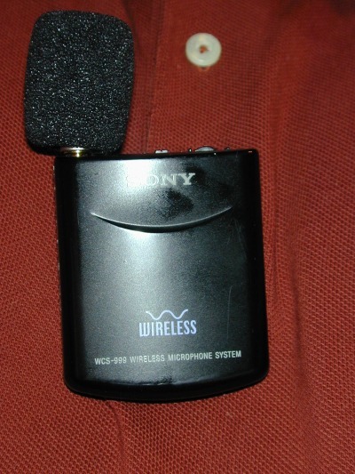 unidirectional lavalier microphone with wireless transmitter
